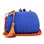 Bolsa De Mão Clutch Festa Formatura Casamento Azul e Laranja - Imagem 1