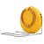 Bolsa De Mão Clutch Festa Formatura Casamento Amarela Oval - Imagem 2