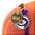 Bolsa De Mão Clutch Festa Casamento Formatura Laranja e Tassel Olho Grego Roxo - Imagem 3