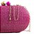 Bolsa De Mão Clutch Festa Casamento Formatura Pink Corrente Turquesa - Imagem 5