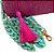 Bolsa de Mão Clutch Festa Casamento Formatura Pink e corrente Turquesa - Imagem 4