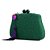 Bolsa Feminina Clutch Festa Casamento Formatura Verde e Roxo - Imagem 2