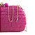 Bolsa de Mão Clutch Festa Casamento Formatura Pink e Laranja - Imagem 6