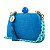 Bolsa de Mão Clutch Festa Casamento Formatura Azul Corrente - Imagem 4