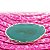 Bolsa de Mão Carteira Clutch Envelope de Palha Rosa Pink Top - Imagem 3