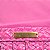 Bolsa de Mão Carteira Clutch Envelope de Palha Rosa Pink Top - Imagem 2
