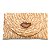 Bolsa de Mão Carteira Clutch Envelope de Palha Bege Luxo - Imagem 1