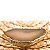 Bolsa de Mão Carteira Clutch Envelope de Palha Bege Luxo - Imagem 5