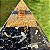Orgonite Pirâmide Turmalina, Selenita e Pirita | 8,5cmx7cm (importada) - Imagem 2