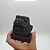 Drusa de Turmalina Negra na base de madeira 394g - 8,5cm x 7cm - Imagem 3