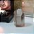 Ponta Cristal Fumê Fantasma Lapidado 170g 7cm x 4cm - Imagem 2
