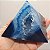 Pirâmide de Ágata Azul "Colorida Artificialmente"  | A7,5cm x L9cm x P9cm | P 462g - Imagem 2