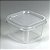 EMBALAGEM GALVANOTEK G377 QUADRADO PP 250ML - 50un. - Imagem 1