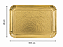 Bandeja Laminada Ouro Nº4 Regina Festas - Imagem 2