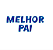 Faixa Decorativa O Melhor Pai Metalizada Azul Regina Festas - Imagem 2