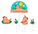 Decoração De Bolo Capivara Regina Festas - Imagem 2