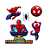 Decoração De Bolo Homem-Aranha Animação Regina Festas - Imagem 2