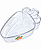 Cake Box Cenoura Cristal Com Tampa 750ml BlueStar - Imagem 1