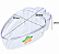 Cake Box Cenoura Cristal Com Tampa 750ml BlueStar - Imagem 4