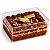 Cake Box Retangular Cristal Com Tampa 20x08x12cm BlueStar - Imagem 2
