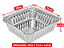 Bandeja Alumínio M131 Tampa Pet Mello 750ml (50un.) - Imagem 4