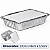 Bandeja Alumínio M184 Mello 1500ml (100un.) - Imagem 2