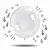 Balão Bolha 30" 76cm Silver - Imagem 1