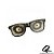 Óculos Zumbi c/ Lente em papel - Imagem 1