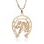 Colar country ferradura cavalo - Imagem 1
