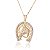 Colar ferradura cavalo strass - Imagem 3