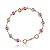 Pulseira country bridão pedras coloridas - Imagem 1