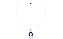 Choker pingente ferradura nylon - Imagem 3