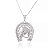 Colar ferradura cavalo strass - Imagem 1