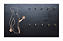Porta Chaves de Academia 10 Ganchos  - Girl - Imagem 1