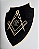Placa Escudo - Maçonaria - Compasso e Esquadro - Imagem 2