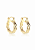 Brinco Argola Eos Dourado - Imagem 1