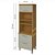 PANELEIRO PRINCESA 100% MDF - 2 Portas 1 Gaveta 500355./FREijo/OFF white - Imagem 3