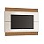 PAINEL PARA TV'S ATÉ 60" - CLASSIC (1,80M) COM LED (73675) ./OFF WHITE/FREIJO - Imagem 1