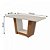 MESA LOPAS APOGEU 1,70x0,90 Com VIDRO ./ROVERE/OFF WHITE - Imagem 5