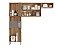 COZINHA COMPACTA JUMA 2,10MT (910) - ATACAMA/OFF WHITE - Imagem 2