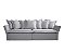 SOFA 4L MALDIVAS - 2.40MT TECIDO K141 BEGE - RUSTICO - Imagem 2