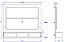 HOME OSLO 1.8 SUSPENSO 3P 1,82MT - OFF WHITE/FREIJO - Imagem 2