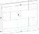 PAINEL ANTARES 1,83X1,50MT COM LED - OFF WHITE/FREIJO - Imagem 3
