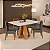 MESA CELESTE 1200X900 TAMPO COM VIDRO - FREIJO/OFF WHITE (SOMENTE A MESA) - Imagem 1