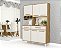 17780419 - KIT COZINHA AVELAN VEGAS LUXO NEW 1,20MT ./OFF WHITE/FREIJO - Imagem 1