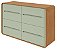COMODA LOPAS LOOP 8GVT 1,52MT S/PES ./AMENDOA CLEAN/SALVIA - Imagem 3