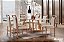 MESA MOBILLARE LIVIA 180X90 Q.COPO VD ./OFF WHITE/IMBUIA - Imagem 1