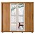 ROUPEIRO 2P CAEMMUN MOVIMENT 2,45MT C/ESP C/PES ./FREIJO/OFF - Imagem 4