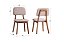 CADEIRA KIRIUS ROSE MAD. TEC 2111 LINHO PALHA ./VERNIZ NATUR - Imagem 2