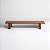 MESA CENTRO KIRIUS SEIVA 1500X550X35 VER NAT /CINAM A/C GOLD - Imagem 2